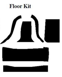 1965-66 Ford Pickup AcoustiSHIELD, Floor Insulation Kit