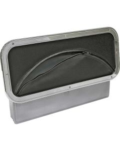 1961-66 Ford Pickup Door Storage Compartments, Black Vinyl Skin Zipper