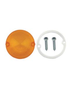 1964-1966 Mustang Amber Parking Light Lens, Right or Left