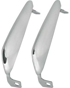 1964-1966 Mustang Chrome Front Bumper Guards, Pair