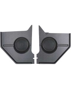 1964-1966 Mustang Coupe or Fastback Custom Autosound KMC-1 Kick Panels with 100W 6-1/2" Co-Axial Speakers, Pair