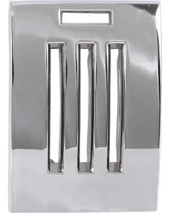 Heater Control Face Plate - Chrome - Falcon