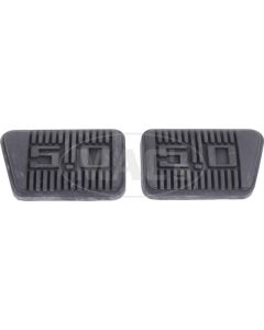 Brake & Clutch Pedal Pads /5.0 Stamped On Both