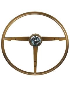 1965 Mustang 3-Spoke Steering Wheel for Cars with Alternator, Palomino