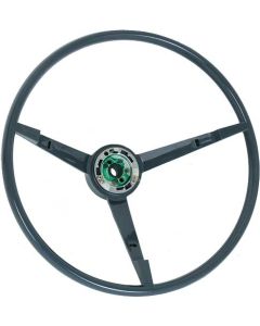 1965 Mustang 3-Spoke Steering Wheel for Cars with Alternator, Dark Blue