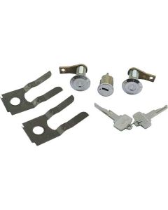 1964-1966 Mustang Door Lock and Ignition Cylinder Set with Pony Keys