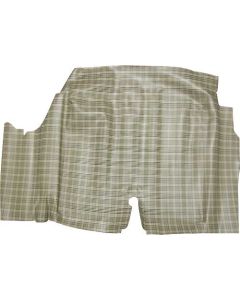 1964-1968 Mustang Fastback Molded Vinyl Trunk Mat, Plaid #08 Pattern