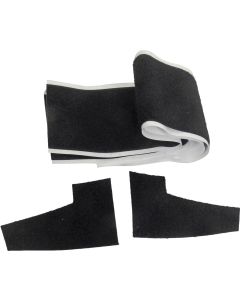 Door Glass Run Channel Cover Replacement,Mohair/felt,64-66