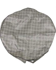 1964-1973 Mustang 15" Spare Tire Cover with Plaid Pattern