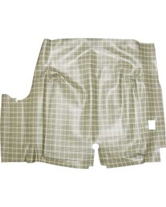 1964-1968 Mustang Coupe or Convertible Molded Vinyl Trunk Mat with Plaid Pattern