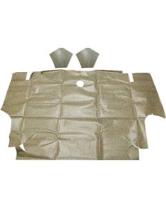 1964-1966 Mustang Coupe or Convertible Vinyl and Fleece Trunk Mat with Speckled #18 Pattern