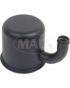 1964-1966 Mustang Reproduction Push-On Type Oil Filler Breather Cap with Up-Turned Spout and Black Finish, 260/289 V8