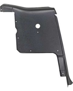 1964-1966 Mustang Convertible Steel Interior Quarter Panel with Embossed Grain as Original, Left