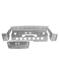 1965-1966 Mustang Trunk Divider and Rear Seat Mount, 5 Pieces