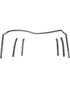 1964-1968 Mustang Convertible Roof Rail Seal Set