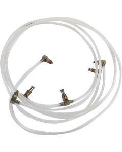 Top Hose Set/ White Or Clear Hose With Fittings
