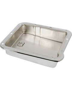 1964-1973 Mustang Stock-Depth C4 Automatic Transmission Pan, Chrome