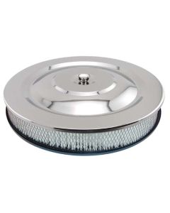 Air Cleaner Assembly - Round - Chrome Plated Top - Aftermarket Replacement - Falcon, Comet & Montego