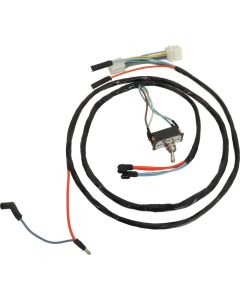 1965-1966 Mustang Emergency Flasher Switch and Wiring Harness, Before 3/1/66