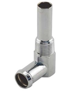1965-1970 Ford And Mercury Heater Hose Elbow, Chrome