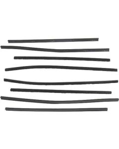 Belt Weatherstrip Kit/ 8 Pcs/ Fairlane & Comet