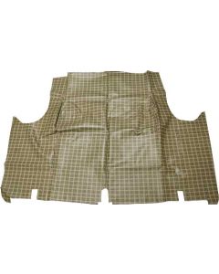 Trunk Mat - Fleece Backing - #06 Tan Plaid