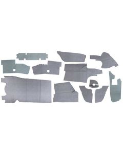 1966 Ford Thunderbird Trunk Interior, Burtex, Pattern # 126, Hardtop