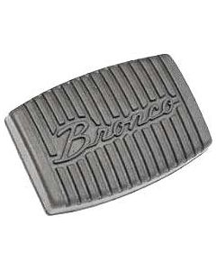 Brake & Clutch Pedal Pad - Bronco Script - Manual Transmission