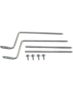 Sun Visor Rod Set - Polished Stainless Steel