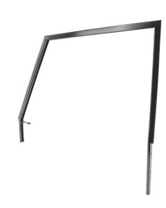 Door Window Frame - Metal - Bolt-in Style - Left