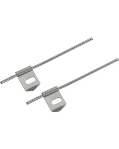 1966 Mustang Windshield Washer Jet Nozzles, Cadmium Finish with Steel Tips