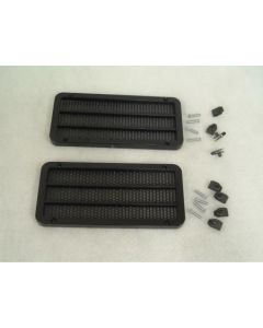 1965-1966 Mustang Metal Door Speaker Grilles, Pair