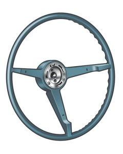 1966 Mustang 3-Spoke Steering Wheel, Aqua