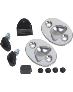 Late 1965-1966 Mustang Fastback Rear Seat Hardware Kit, 10 Pieces