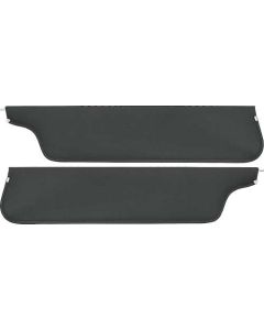 1967-69 Ford Pickup Sun Visors, New Style, Black Crater Grain Vinyl