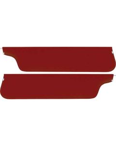 1967-69 Ford Pickup Sun Visors, New Style, Maroon Crater Grain Vinyl