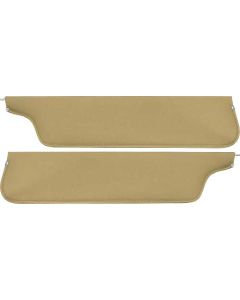 1967-69 Ford Pickup Sun Visors, New Style, Saddle Crater Grain Vinyl
