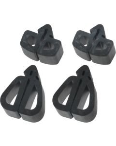 1967-1968 Mustang Side Hood Bumper Set, 4 Pieces