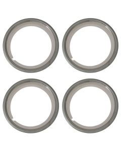 1966-1969 Mustang 14" Original Style Wheel Trim Ring Set, 4 Pieces