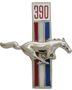 1967-1968 Mustang 390 Running Horse Fender Ornament, Right