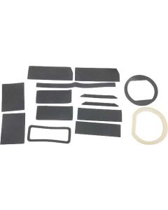 1967-1968 Mustang Heater Seal and Gasket Set for Cars with Factory A/C