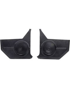 1967-1968 Mustang Convertible Kick Panels with 160W Pioneer Speakers, Pair