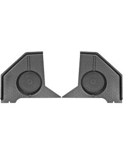 1967-1968 Mustang Coupe or Fastback Custom Autosound KMC-2 Kick Panels with 100W 6-1/2" Co-Axial Speakers, Pair