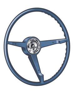 1967 Mustang 3-Spoke Steering Wheel, Blue