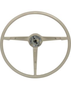 1967 Mustang 3-Spoke Steering Wheel, Parchment