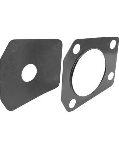 1967-1968 Mustang Fixed or Tilt Steering Column Firewall Collar, Steel with Rubber Seal
