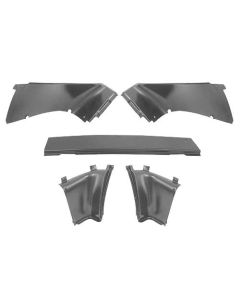 1967-1968 Mustang Fastback Quarter Panel Trim Set, 5 Pieces