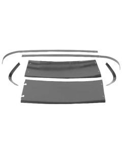 1967-1968 Mustang Fastback Quarter Panel Trim Set, 6 Pieces