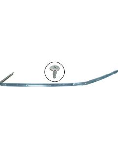 1967-1968 Mustang Fastback Roof Rail Rubber Seal Retainer, Right
