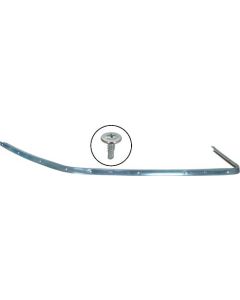 1967-1968 Mustang Fastback Roof Rail Rubber Seal Retainer, Left